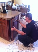 Last finishing touches such as deco end panels are installed